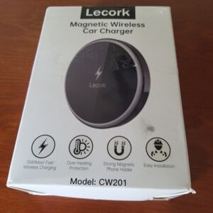 Lecork Magnetic Wireless Car Charger CW201 15W Fast Charging Air Vent Mount